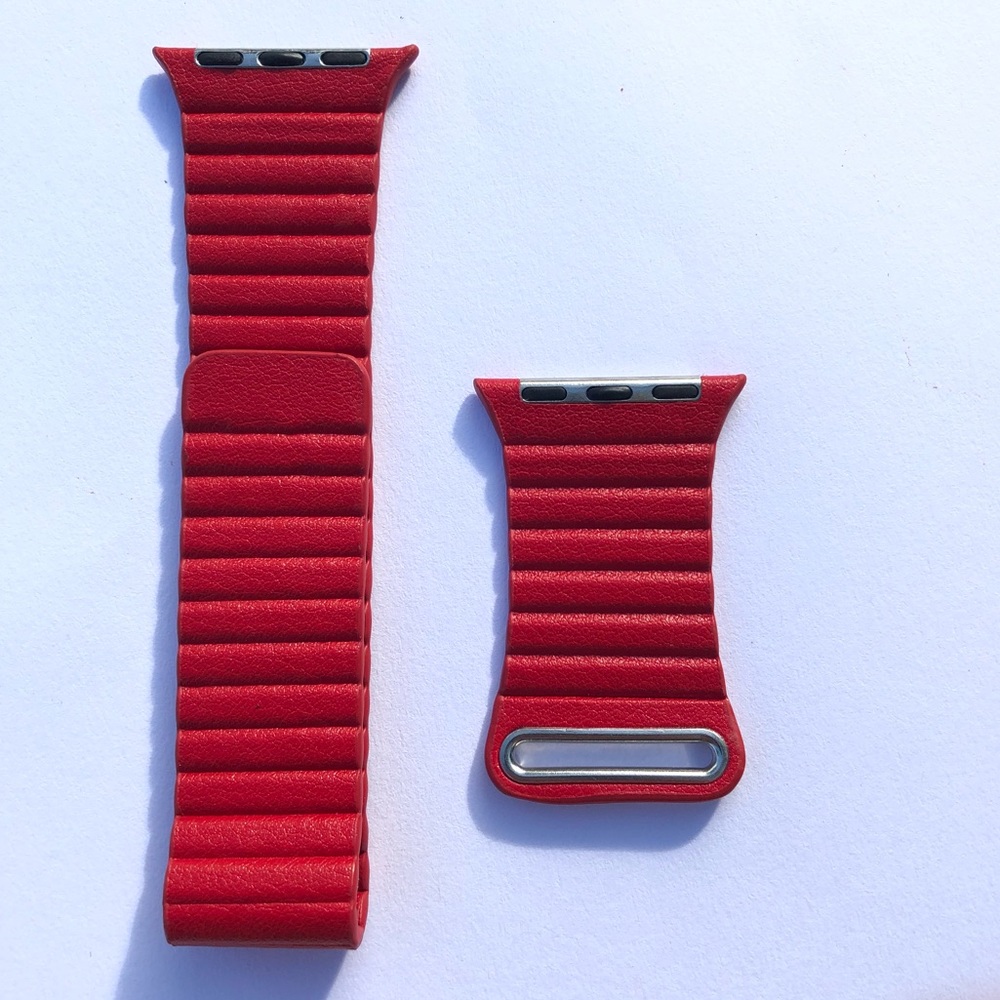 38 mm Leather Magnetic Watch Band For Apple Watch
